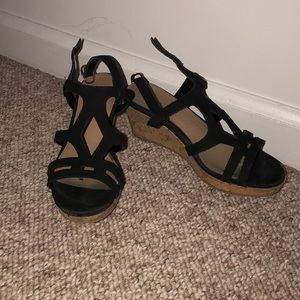 Kids black heels